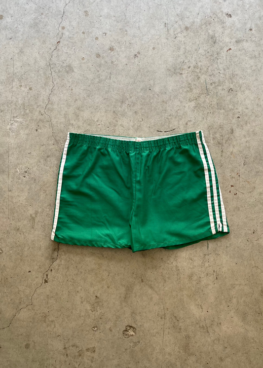 1980S GREEN TRACK SHORTS - 32