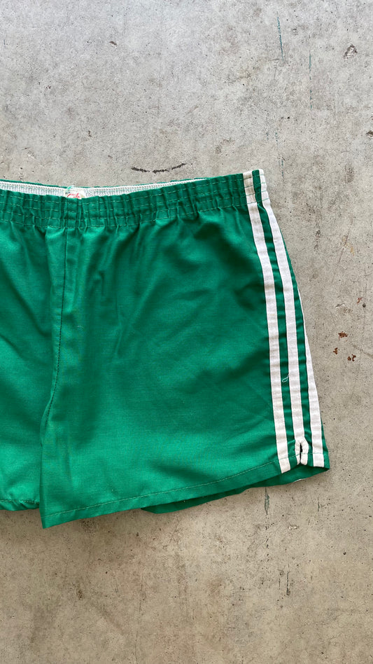 1980S GREEN TRACK SHORTS - 32