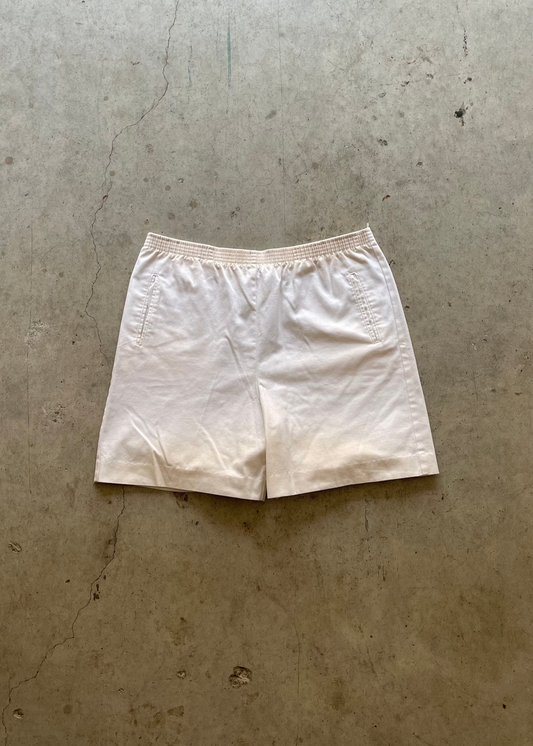 1990S WHITE CHINO SHORTS - 34