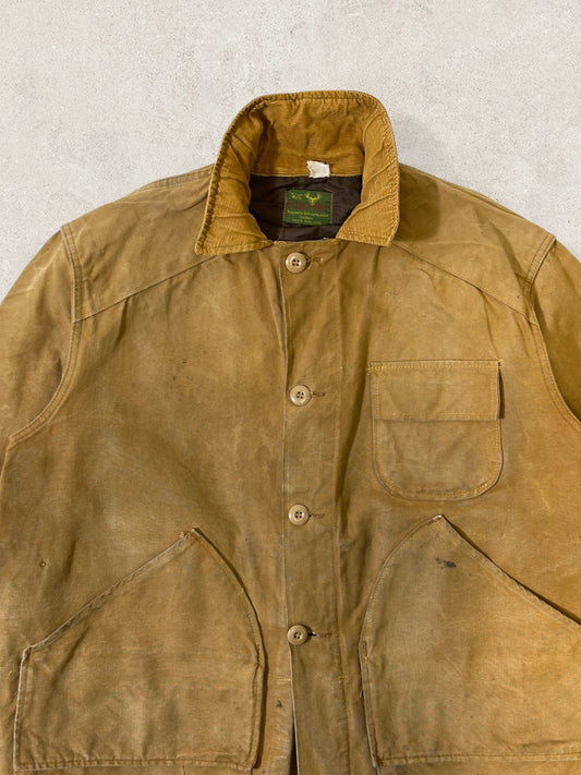 1990S - TAN HUNTING CHORE JACKET - XL
