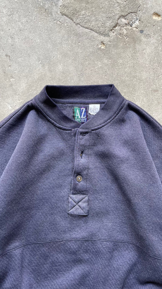 1990S FADED NAVY CREW - XL