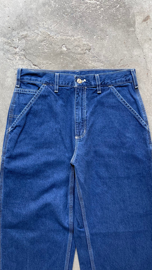 1990S CARHARTT DARK WASHED JEANS - 30X30