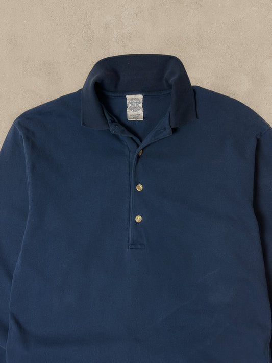 1990S - NAVY CLUB MONACO LONG SLEEVE - SMALL