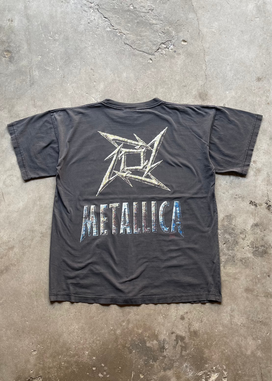 1990S FADED METALLICA BAND TEE - XL