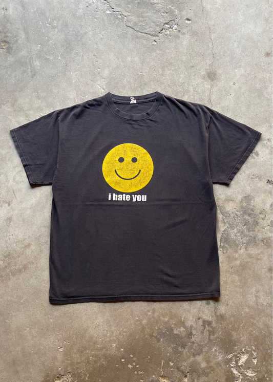 2000S FADED "I HATE YOU" FUNNY TEE - XL
