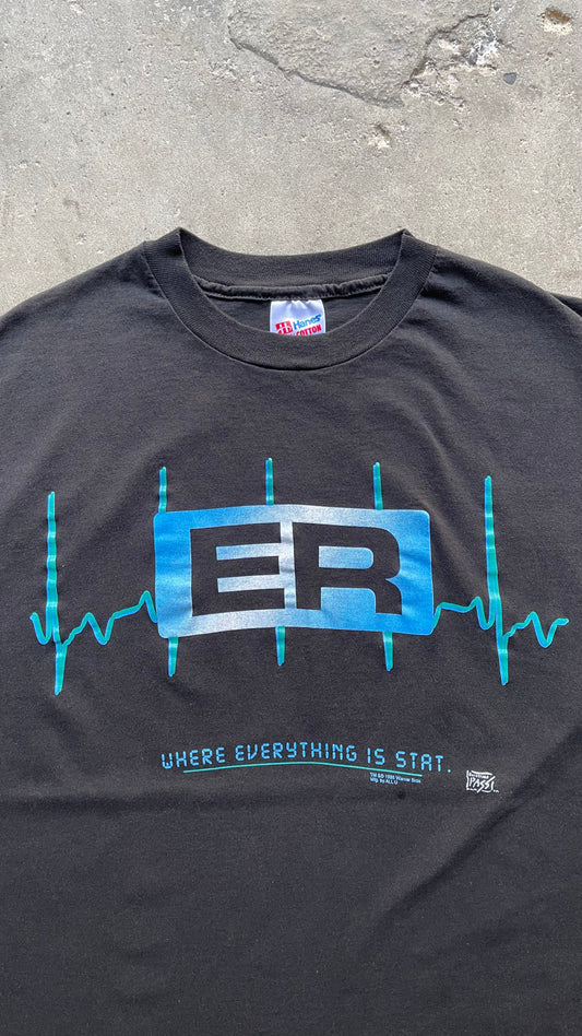 1990S "ER" TV SHOW TEE BLACK - XL