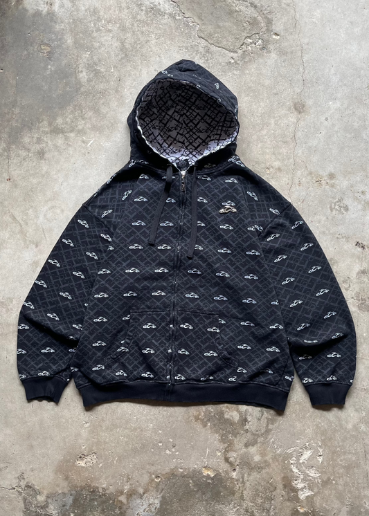 2000S BIKER ORANGE COUNTY CHOPPERS ZIP HOODIE - XXL