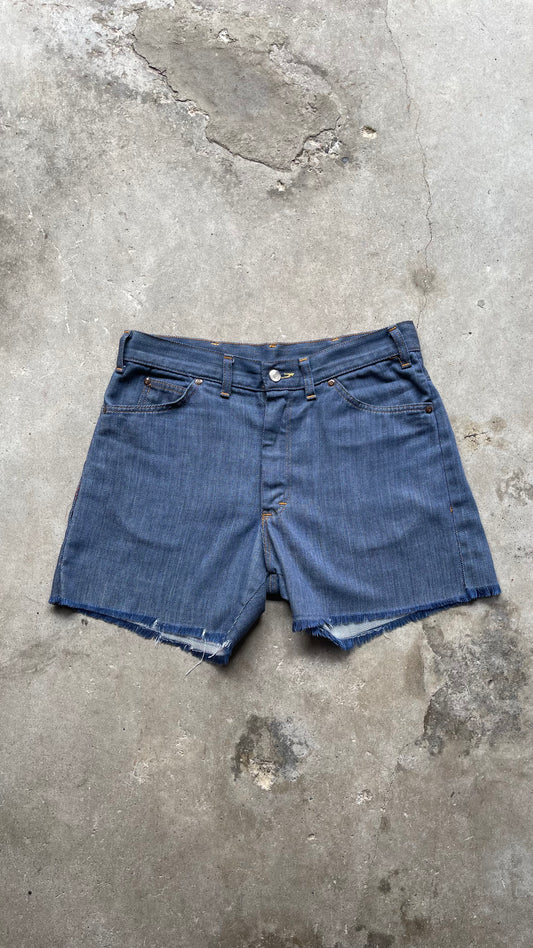 1990S CHOPPED DENIM SHORTS - 32