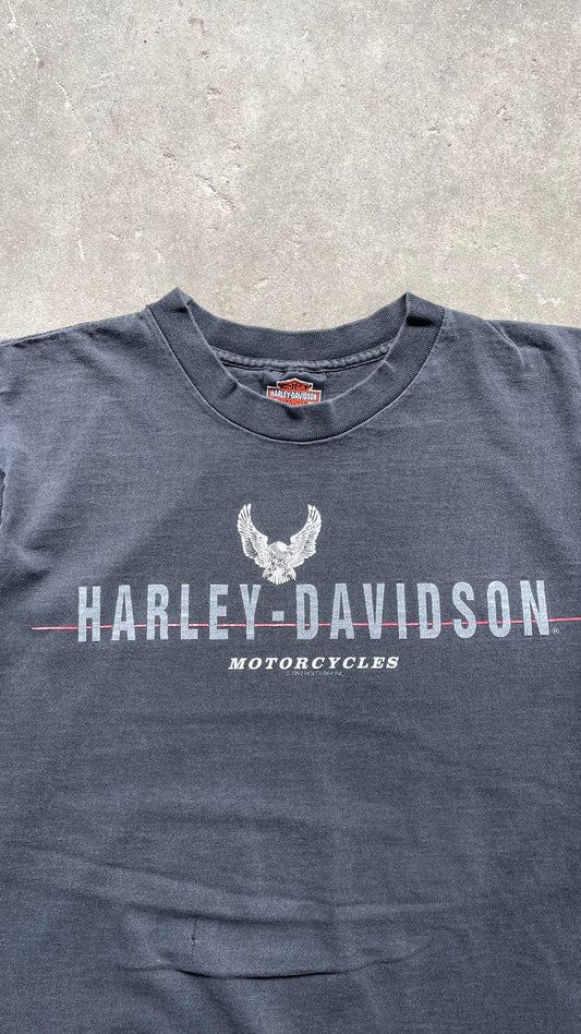 2000S HARLEY DAVIDSON FADED TEE - M