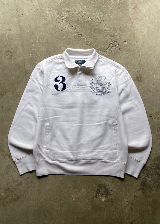 2000S GOLF POLO RALPH LAUREN LONG SLEEVE - L