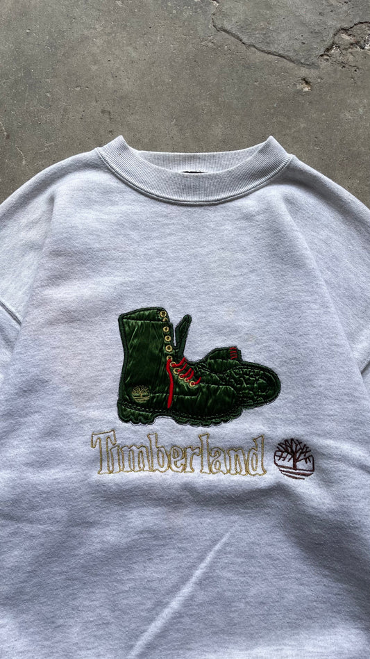 1990S TIMBERLAND GRAY CREW - XL
