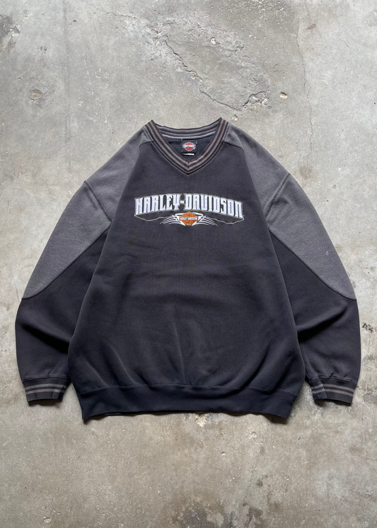 2000S HARLEY DAVIDSON TWO TONE CREW - XL