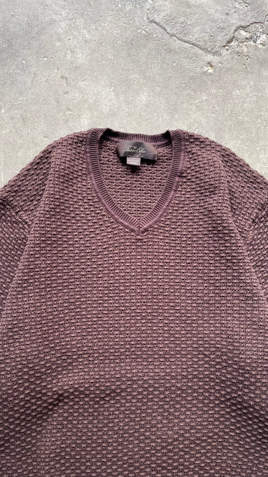 1990S JASSA ALBA KNIT SWEATER BROWN - XL