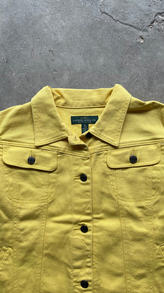 2000S POLO RALPH LAUREN CROPPED JACKET WOMENS - XL