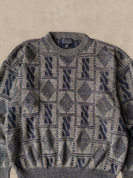 1990S - NAVY SWEATER - XL/2XL