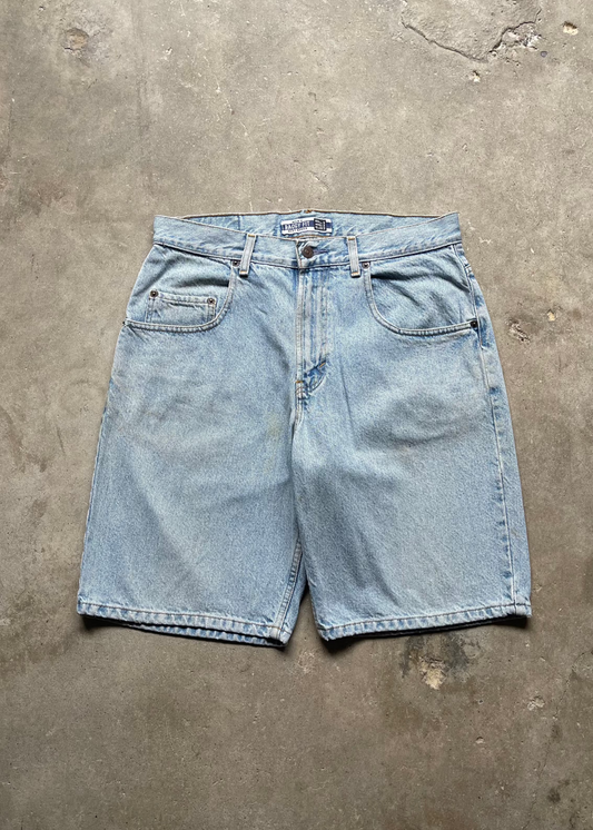 1990S GAP BAGGY FIT DENIM SHORTS - 32