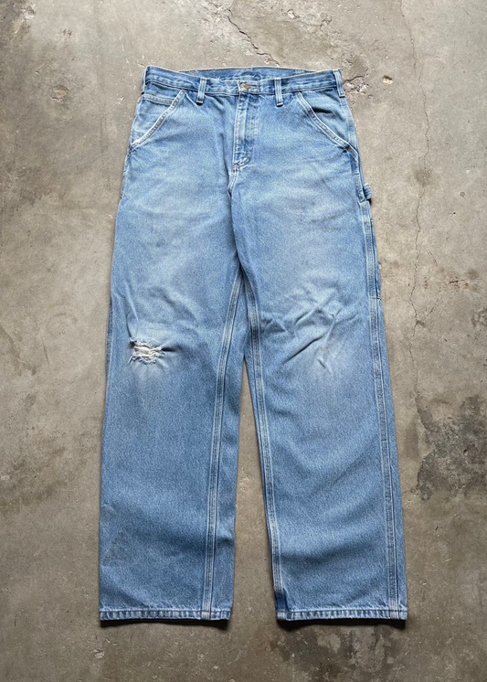 2000S CARHARTT CARPENTER DENIM JEANS - 32X32