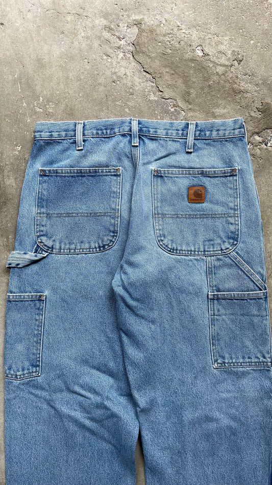 2000S CARHARTT CARPENTER DENIM JEANS - 32X32