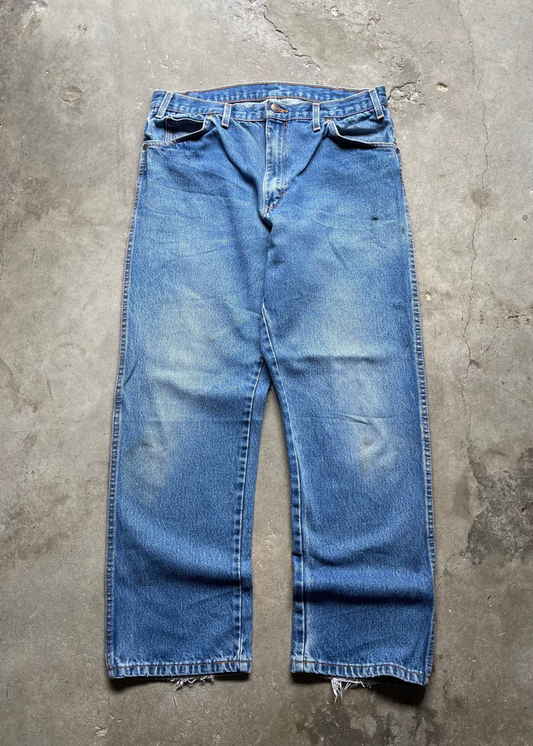2000S DICKIES DENIM LIGHT WASHED JEANS - 36X30