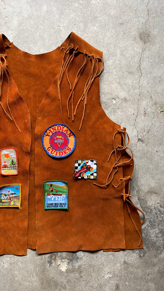 1990S WESTERN SUADE VEST