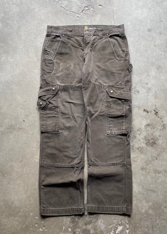 2000S CARHARTT DOUBLE KNEE CARGO PANTS - 34 x 30
