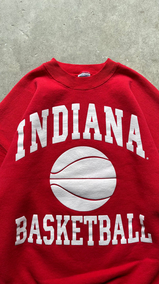 1990S INDIANA BASKETBALL SWEATSHIRT RED - XL