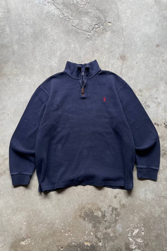 2000S POLO RALPH LAUREN SWEATER BLUE - xL
