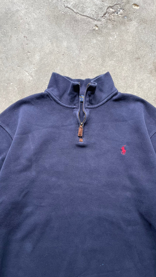 2000S POLO RALPH LAUREN SWEATER BLUE - xL