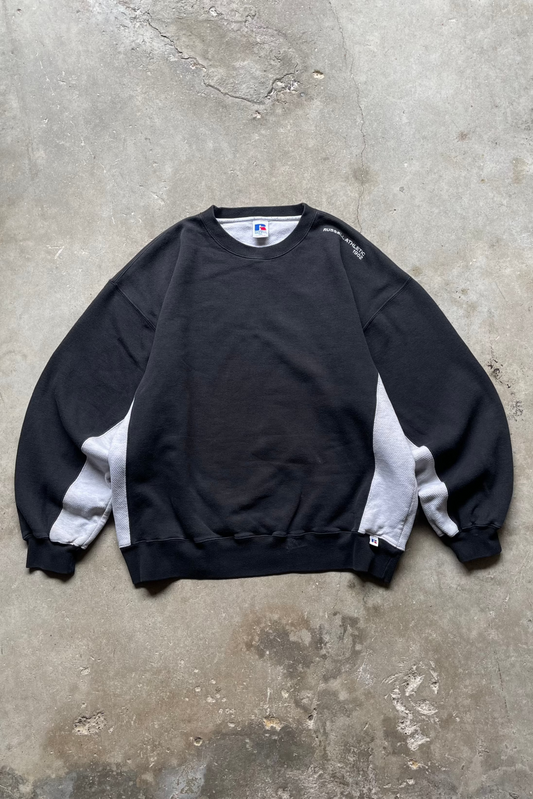 1990S RUSSELL ATHLETIC SWEATSHIRT BLACK - XXL