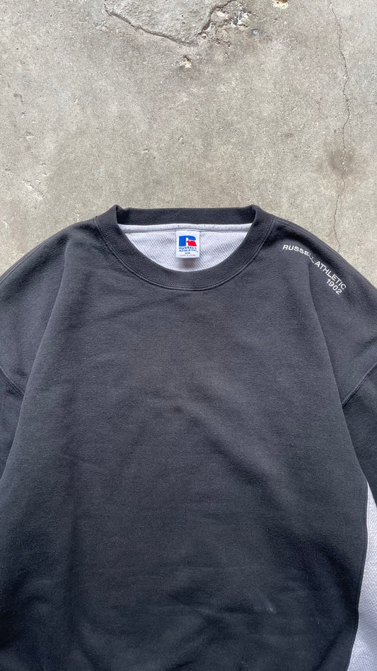 1990S RUSSELL ATHLETIC SWEATSHIRT BLACK - XXL