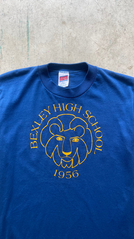 1990S "BEXLEY HIGHSCHOOL" BLUE TEE - M