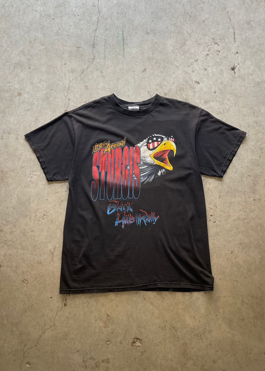 1990S STURGIS BLACK TEE - L