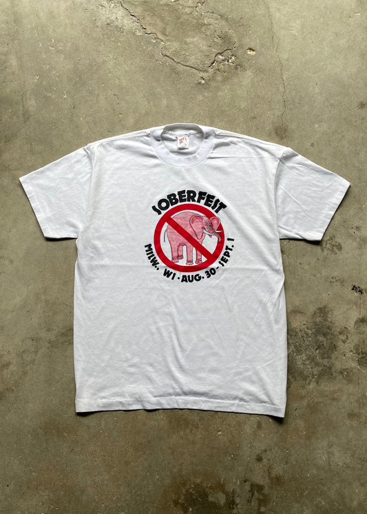 1990S SOBERFEST TEE WHITE - XL