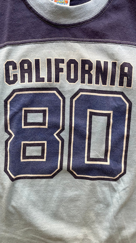 1980S "CALIFORNIA" RINGER TEE - XS