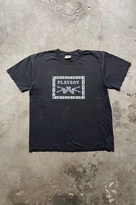 2000S PLAYBOY TEE BLACK - L