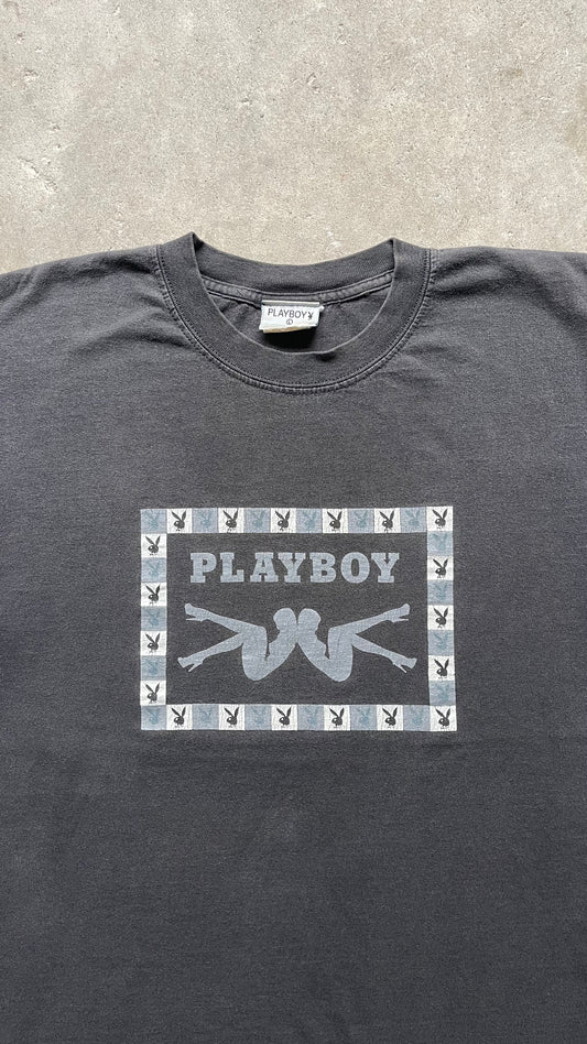 2000S PLAYBOY TEE BLACK - L
