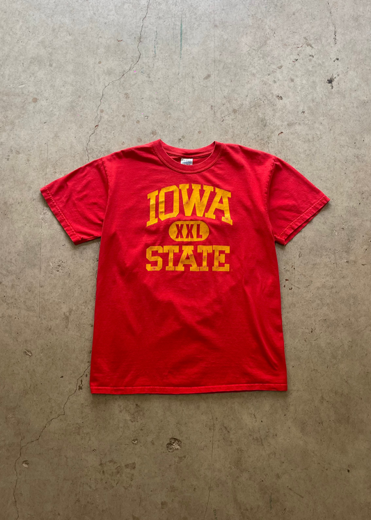 2000S IOWA STATE RED TEE - M