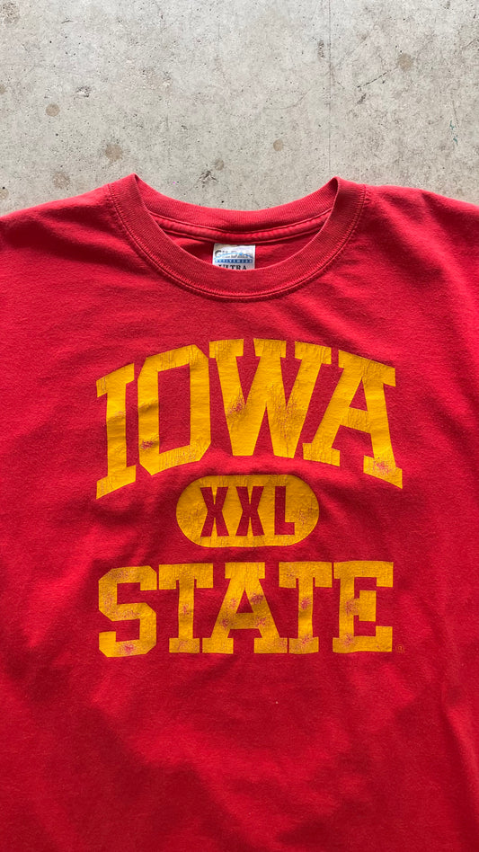 2000S IOWA STATE RED TEE - M