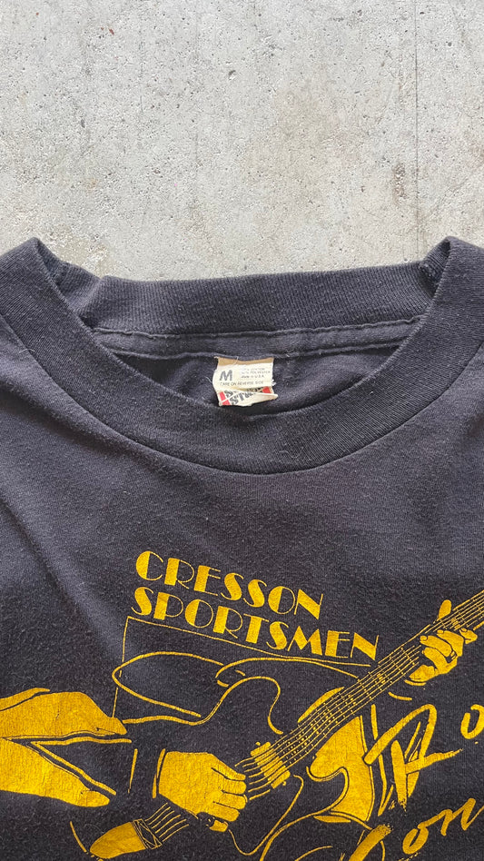 1990S "CRESSON SPORTSMEN" CONCERT TEE BLACK - M