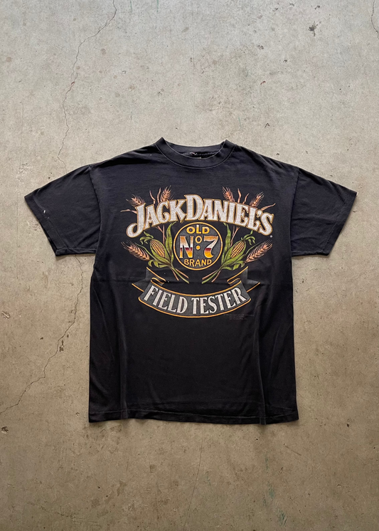 1990S JACK DANIELS BLACK TEE - L