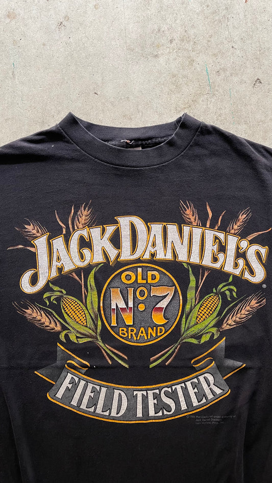 1990S JACK DANIELS BLACK TEE - L