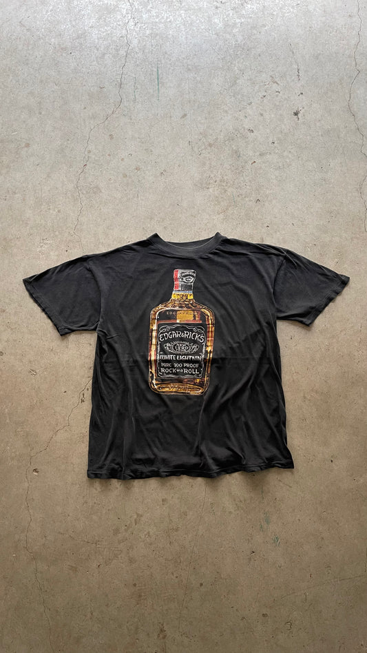 1990S "EDGAR & RICK" WHISKEY TEE - L