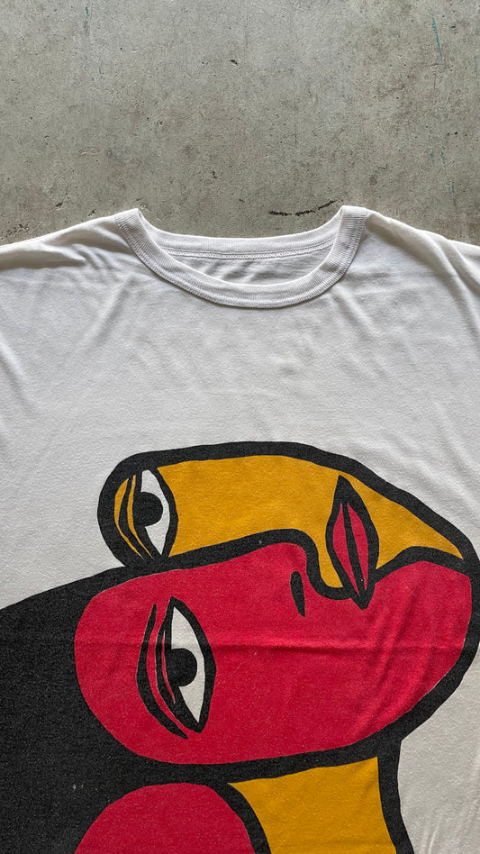 2000S ARTWORK WHITE TEE - L