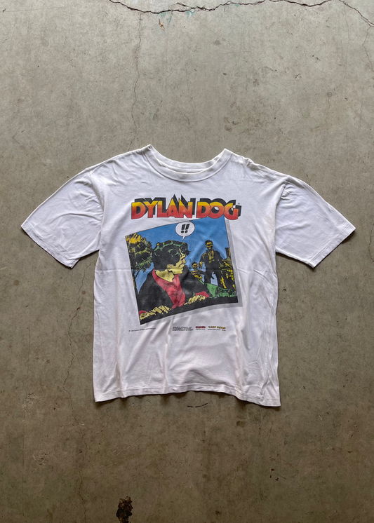 1990S "DYLAN DOG" COMIC WHITE TEE - L