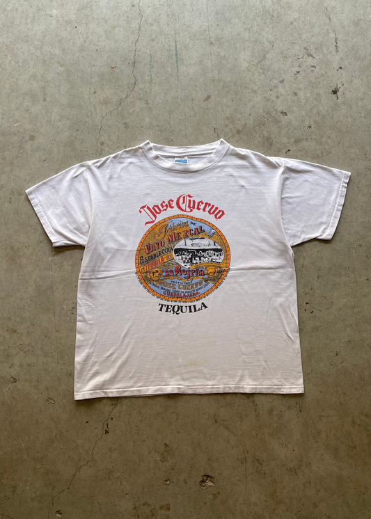 1990S JOSE CUERVO WHITE TEE - XL
