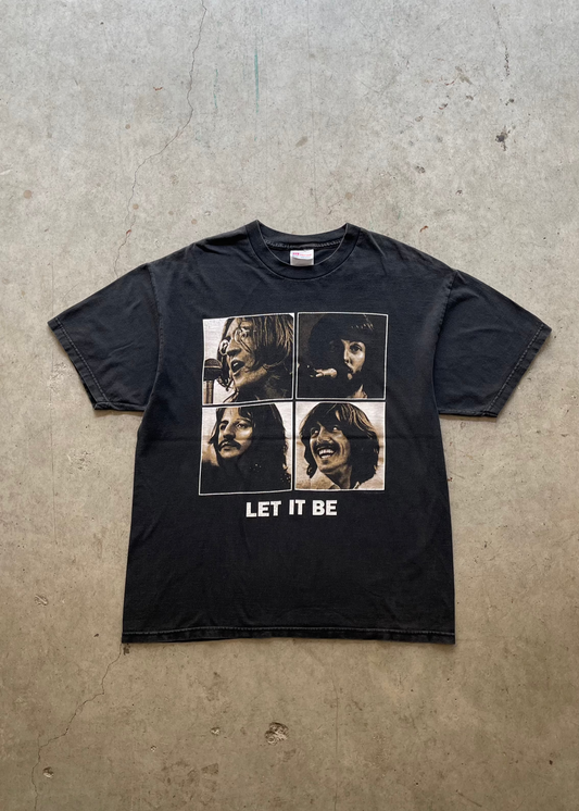 2000S "THE BEATLES" BLACK TEE - L