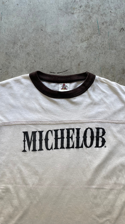 1980S MICHELOB BEER TEE - L