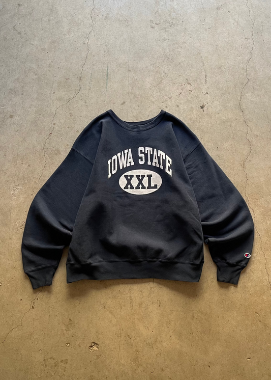 1990S "IOWA STATE" SWEATSHIRT - XXL