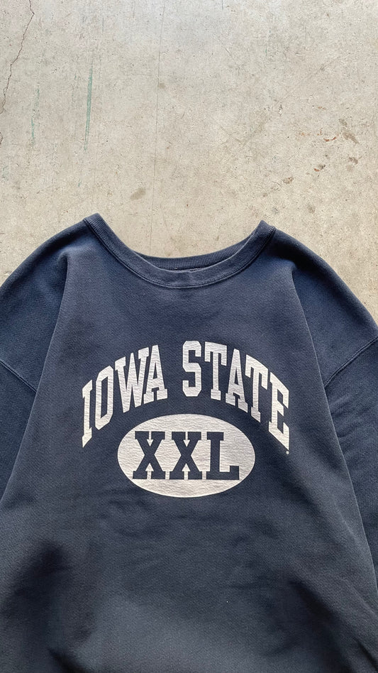 1990S "IOWA STATE" SWEATSHIRT - XXL