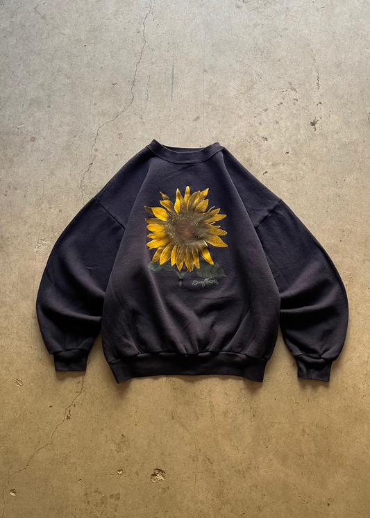 1990S SUNFLOWER SWEATSHIRT - XL